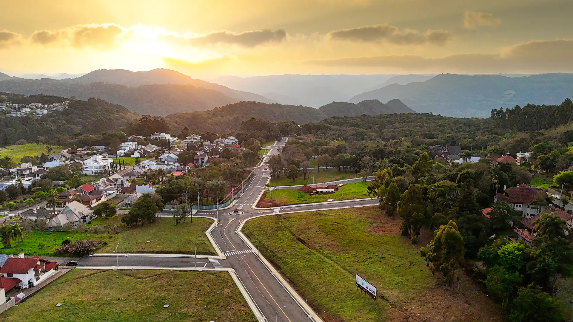 Pôr do sol em Nova Petrópolis